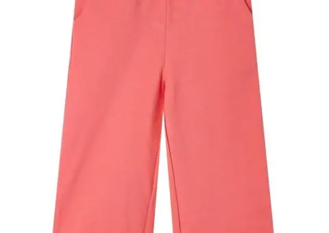Pantaloni pentru copii cu picioare largi, corai, 92 - 1/5