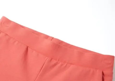 Pantaloni pentru copii cu picioare largi, corai, 92 - 3/5