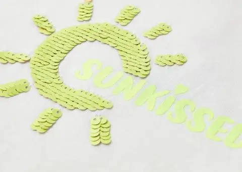 Tricou pentru copii, ecru, 140 - 4/5