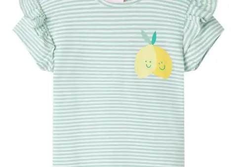 Tricou pentru copii, verde mentă, 92 - 1/5