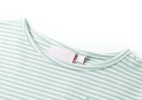 Tricou pentru copii, verde mentă, 92 - 3/5