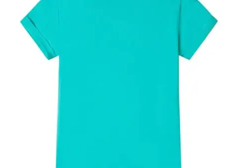 Tricou pentru copii, verde mentă, 116 - 2/5