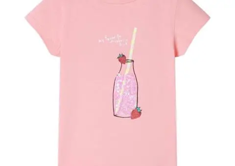 Tricou pentru copii, roz, 92 - 1/5