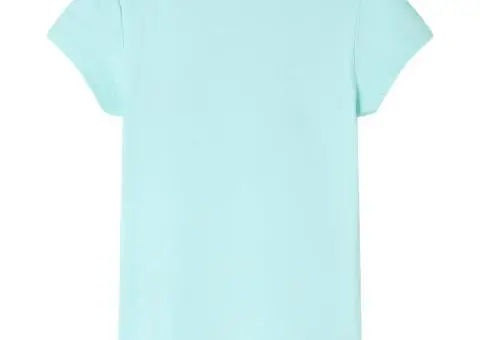 Tricou pentru copii, turcoaz deschis, 104 - 2/5