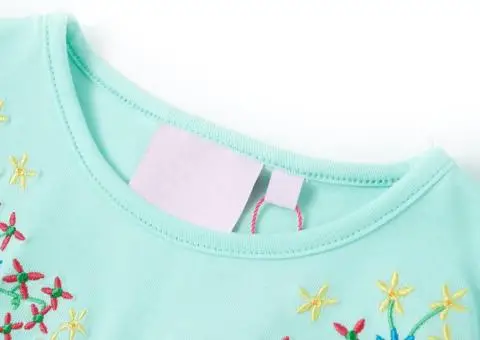 Tricou pentru copii, turcoaz deschis, 104 - 3/5