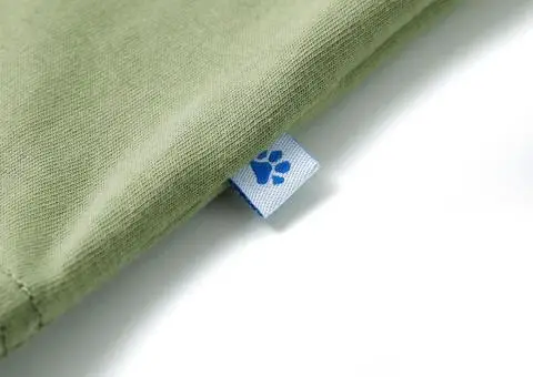 Tricou pentru copii cu mâneci scurte, kaki deschis, 128 - 5/5