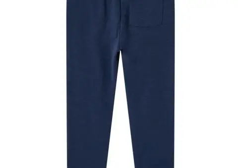 Pantaloni de trening pentru copii, bleumarin melanj, 104 - 2/5