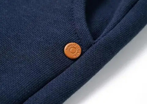 Pantaloni de trening pentru copii, bleumarin melanj, 104 - 5/5