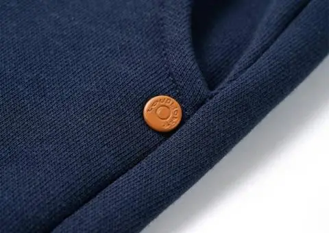 Pantaloni de trening pentru copii, bleumarin melanj, 128 - 5/5