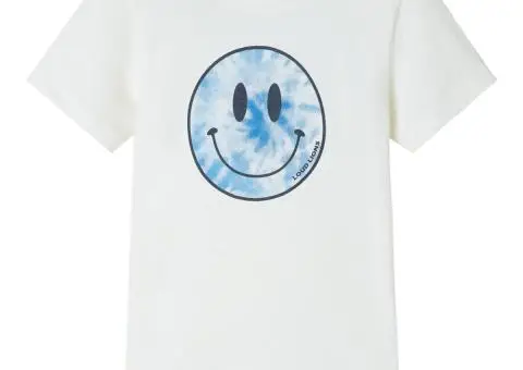 Tricou pentru copii, ecru, 104 - 1/5