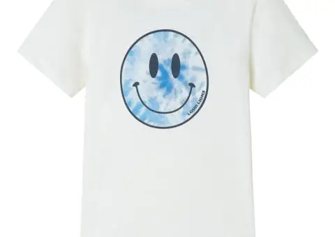 Tricou pentru copii, ecru, 128 - 1/5