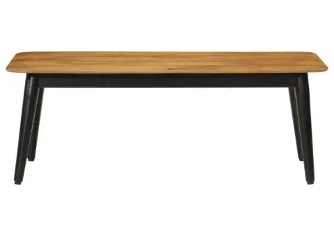 Măsuță de cafea, 110x50x40 cm, lemn masiv de mango și fier - 2/5