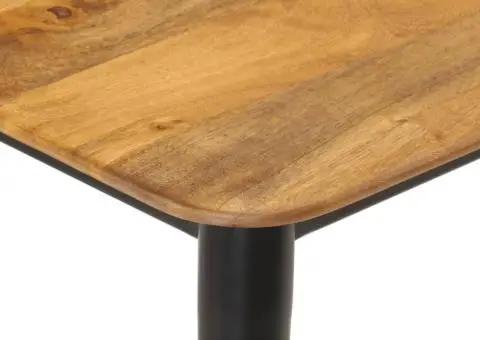 Măsuță de cafea, 110x50x40 cm, lemn masiv de mango și fier - 4/5