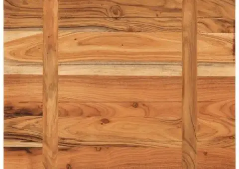 Blat de baie, 60x60x2,5 cm, pătrat, lemn masiv acacia - 5/5