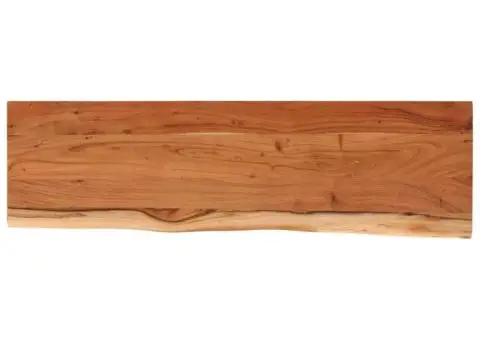 Raft perete 60x20x3,8 cm dreptunghiular lemn acacia margine vie - 2/5