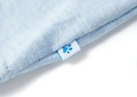 Maieu pentru copii, albastru pal melanj, 92 - 5/5