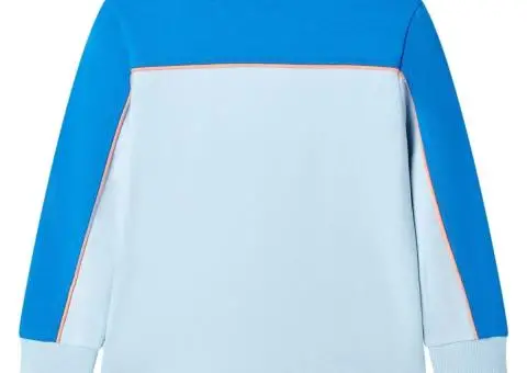 Bluzon pentru copii, albastru aprins și albastru deschis, 128 - 2/5