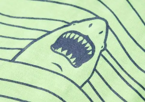 Tricou pentru copii, verde neon, 104 - 4/5