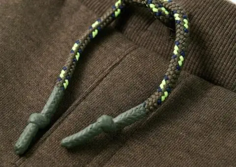 Pantaloni de trening pentru copii, kaki melanj, 140 - 4/5