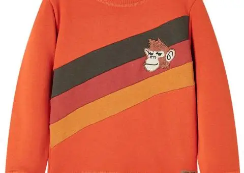 Bluzon pentru copii, portocaliu, 128 - 1/5