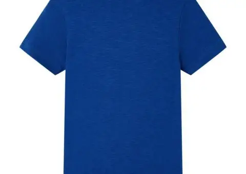 Tricou pentru copii, albastru închis, 116 - 2/5