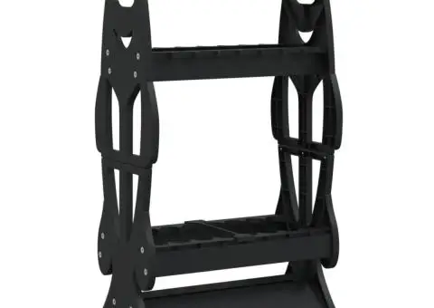 Suport undițe pentru 16 undițe, negru - 2/5