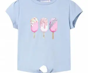 Tricou pentru copii, albastru, 128