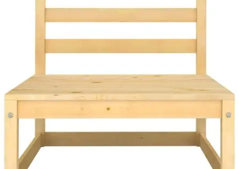 Set mobilier de grădină, 9 piese, lemn masiv de pin - 5/5