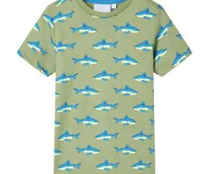 Tricou pentru copii, kaki deschis, 92