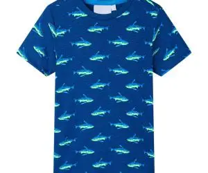 Tricou pentru copii, albastru închis, 140