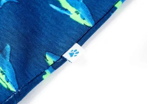 Tricou pentru copii, albastru închis, 140 - 5/5