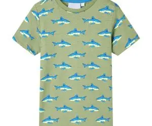 Tricou pentru copii, kaki deschis, 116