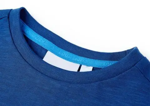 Tricou pentru copii, albastru închis, 92 - 3/5