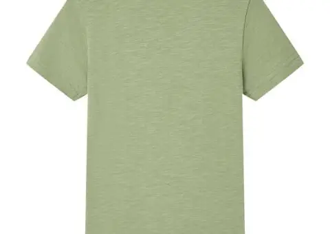 Tricou pentru copii, kaki deschis, 140 - 2/5