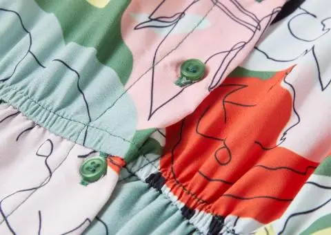 Rochie pentru copii, verde, 128 - 4/5