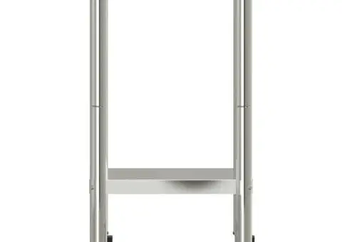 Masă de lucru bucătărie cu roți, 55x30x85 cm, oțel inoxidabil - 5/5