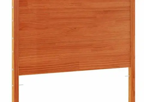 Tăblie de pat, maro ceruit, 100 cm, lemn masiv de pin - 2/5