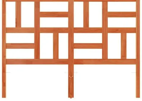 Tăblie de pat, maro ceruit, 180 cm, lemn masiv de pin - 4/5