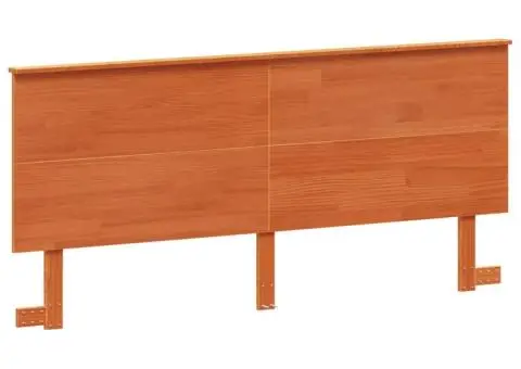 Tăblie de pat, maro ceruit, 180 cm, lemn masiv de pin - 2/5