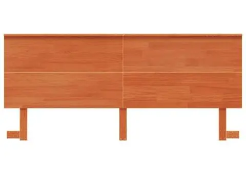 Tăblie de pat, maro ceruit, 180 cm, lemn masiv de pin - 4/5