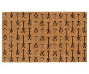 vidaXL Covoraș de ușă, natural, 45x75 cm, fibre de cocos
