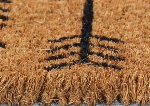 Covoraș de ușă, natural, 45x75 cm, fibre de cocos - 4/5