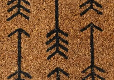 Covoraș de ușă, natural, 45x75 cm, fibre de cocos - 5/5