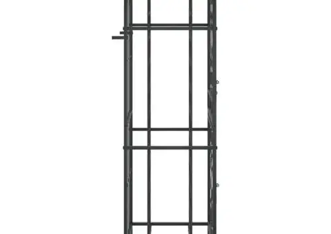 Suport sticle vin 41 de sticle, negru 45x36x120 cm fier forjat - 4/5