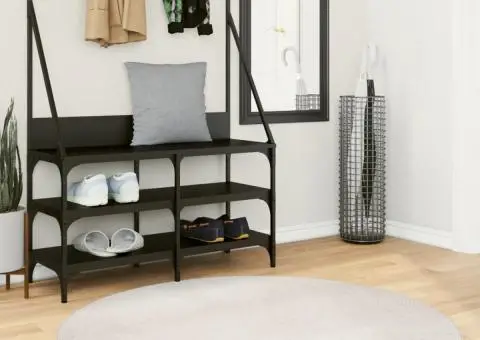 Covor "IZA" aspect scandinav, cu fire scurte, crem, Ø 120 cm - 1/5