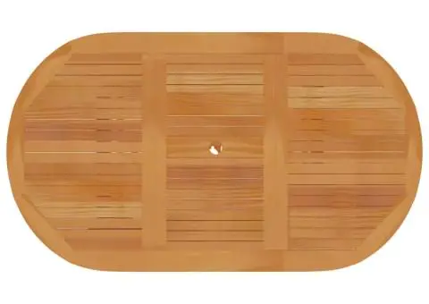 Set de masă pentru grădină, 5 piese, lemn masiv de tec - 5/5