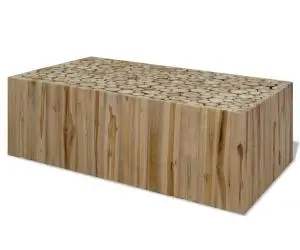 vidaXL Măsuță de cafea, 90x50x30 cm, tec natural