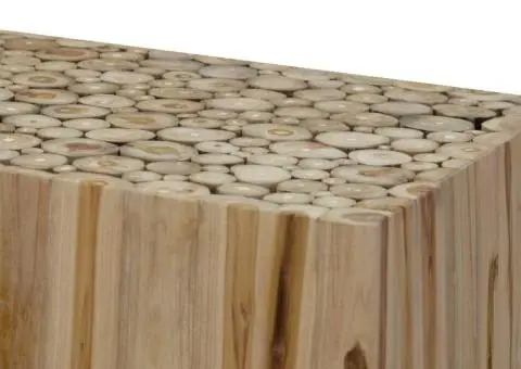 Măsuță de cafea, 90x50x30 cm, tec natural - 5/5