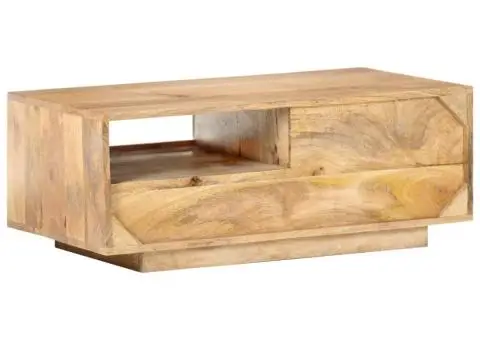 Măsuță de cafea, 90 x 50 x 35 cm, lemn masiv de mango - 4/5