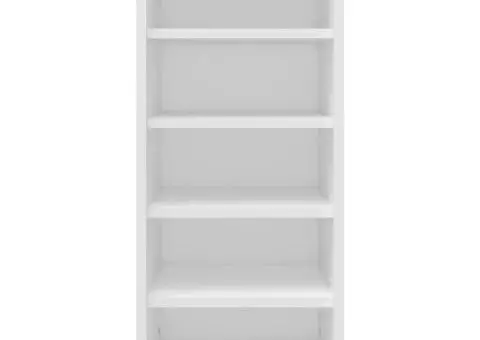 Pantofar, alb, 31,5x35x70 cm, PAL - 5/5